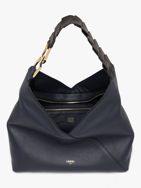 Sac Porté épaule Pagode Cuir Lancel Bleu pagode A12510 vue secondaire 3