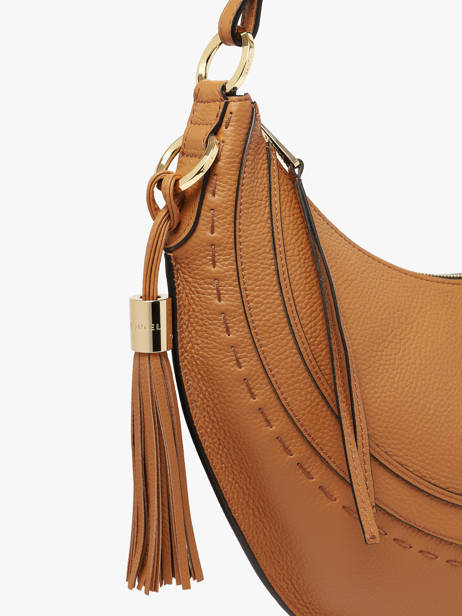 Sac Hobo M Zippé Hobohème Cuir Lancel Marron hoboheme A14217 vue secondaire 2
