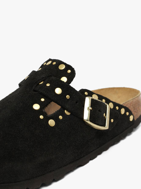 Mules En Cuir Birkenstock Noir women 1030491 vue secondaire 2