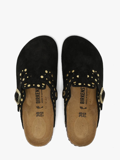 Mules En Cuir Birkenstock Noir women 1030491 vue secondaire 3