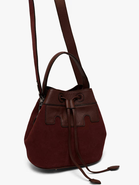 Sac Bandoulière La Suite Cuir Paul marius Rouge la suite CAPUCSUI vue secondaire 1