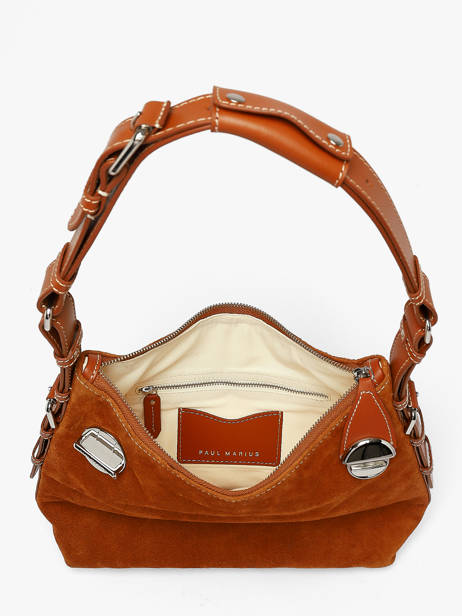 Sac Porté épaule La Suite Cuir Paul marius Orange la suite ELLIBSUI vue secondaire 3