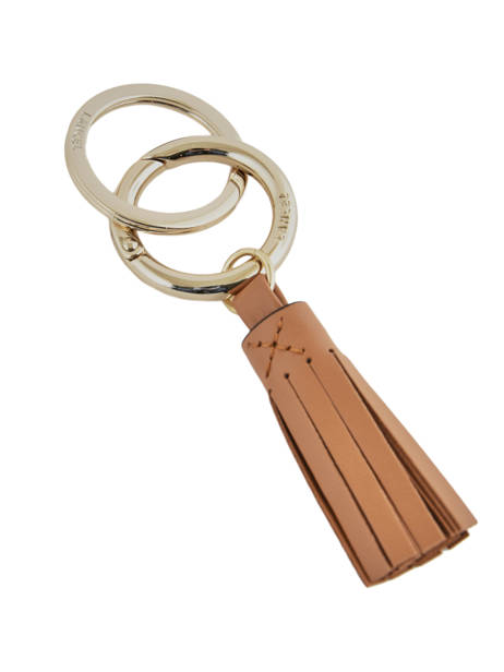 Porte-clefs Pompon Charms Cuir Lancel Marron charms A09710