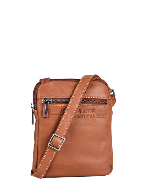 Pochette Homme Arthur & aston Marron johany 8 vue secondaire 3