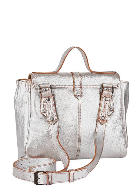 Sac  Lecorneille  Cuir Paul marius Gris argento CORNEARG vue secondaire 3