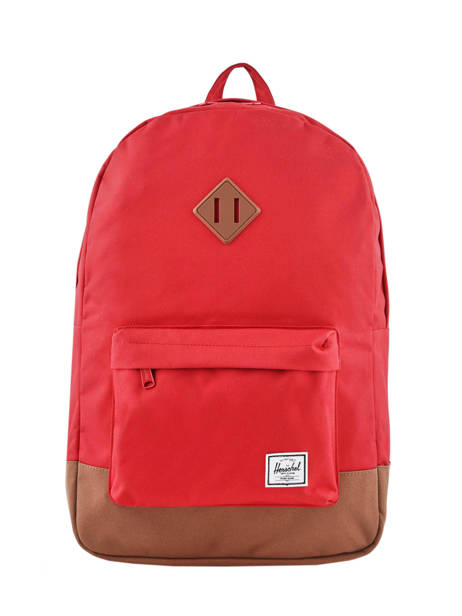 Sac à Dos Heritage 1 Compartiment + Pc 15'' Herschel Rouge classics 10007