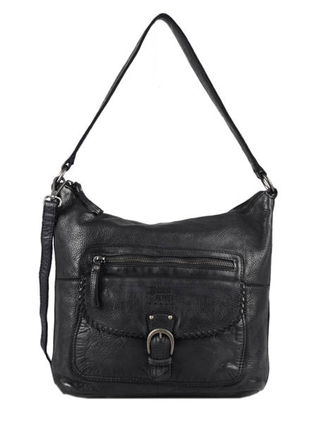 Sac Porté épaule Utility Cuir Basilic pepper Noir utility BUTI02