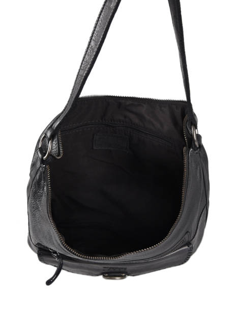 Sac Porté épaule Utility Cuir Basilic pepper Noir utility BUTI02 vue secondaire 3