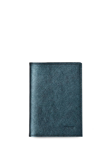 Etui Passeport Etincelle Irisée Cuir Etrier Bleu etincelle irisee EETI025