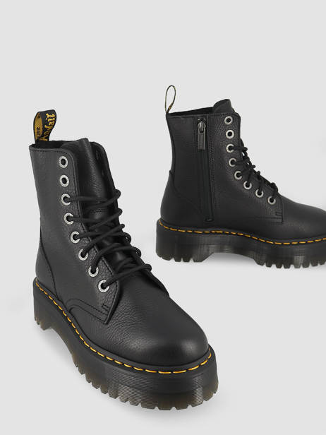 Boots Jadon Soft Pisa En Cuir Dr martens Noir unisex 26378001 vue secondaire 3