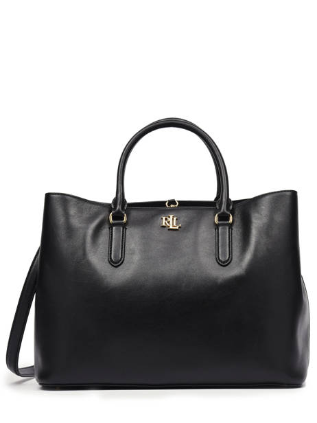 Sac à Main Marcy 36 Cuir Lauren ralph lauren Noir dryden 31876724