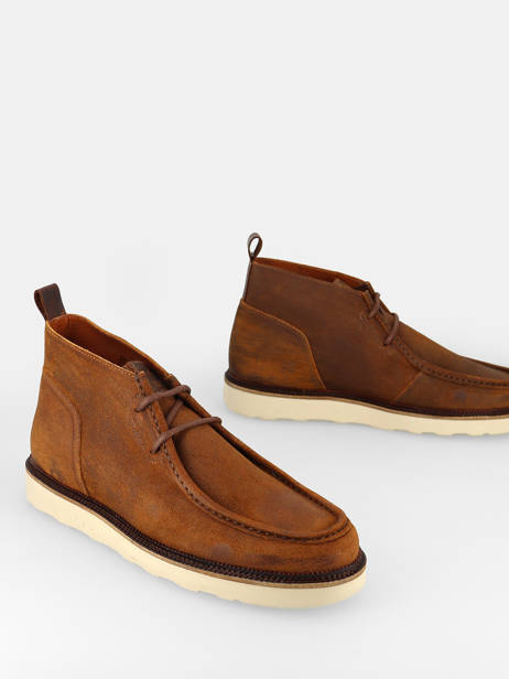 Chaussures Derbies Dock Desert En Cuir Schmoove Marron men EFIS04AY vue secondaire 2