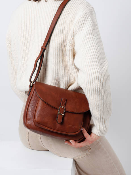 Sac Bandoulière Toscane Toscane Hexagona Marron toscane 579734 vue secondaire 1