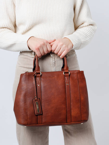 Sac Porté Main Toscane Hexagona Marron toscane 579738 vue secondaire 1