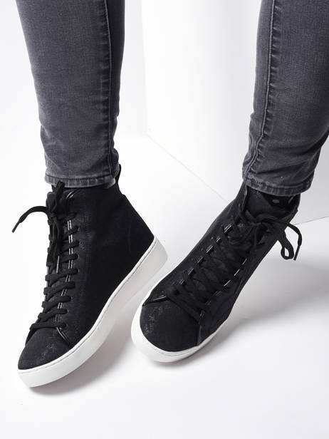 Sneakers Edie High Top Michael kors Noir women F2NVFE5Y vue secondaire 2