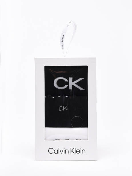 Coffret 3 Paires De Chaussettes Calvin klein jeans Noir socks women 71219849 vue secondaire 1