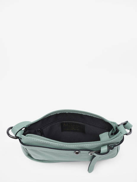 Sac Bandoulière Caviar Cuir Milano Bleu caviar G1421N vue secondaire 3