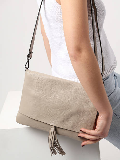 Sac Bandoulière Caviar Cuir Milano Beige caviar CA21062 vue secondaire 1