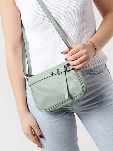 Sac Bandoulière Caviar Cuir Milano Bleu caviar G1421N vue secondaire 1