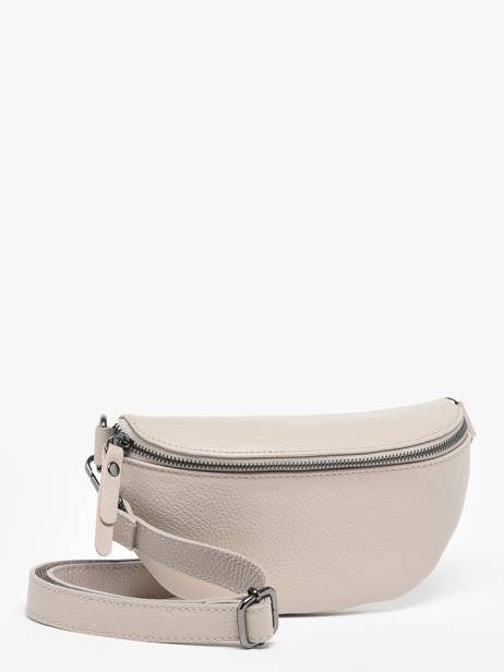 Sac Banane Caviar Cuir Milano Beige caviar CA19091B vue secondaire 2