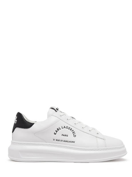 Sneakers Kapri Men Maison En Cuir Karl lagerfeld Blanc men KL52538