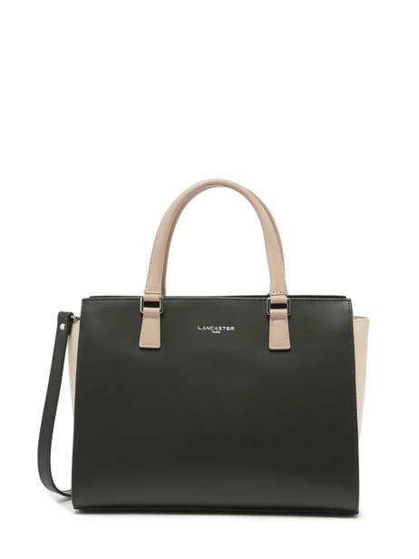 Sac Trapèze Smooth Cuir Lancaster Noir smooth 4