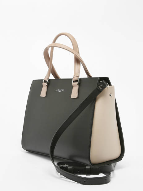 Sac Trapèze Smooth Cuir Lancaster Noir smooth 4 vue secondaire 2