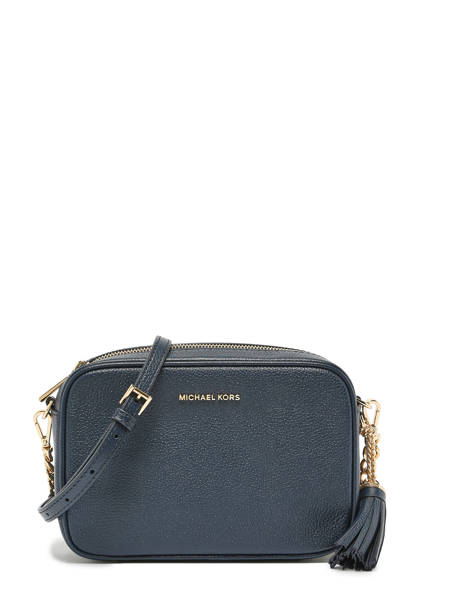 Sac Bandoulière Ginny Cuir Michael kors Bleu jet set F7GGNM8L