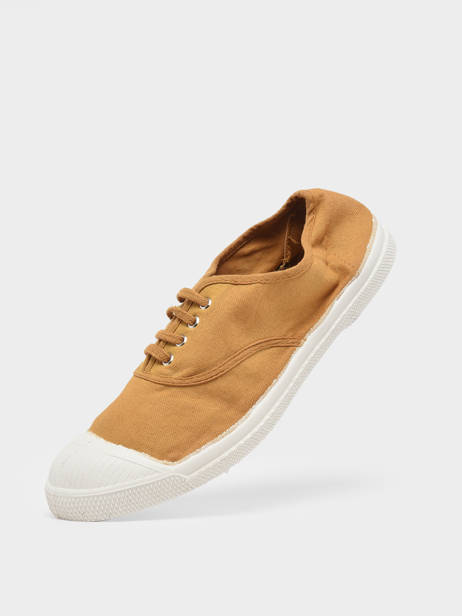 Sneakers Bensimon Marron accessoires F15004 vue secondaire 1