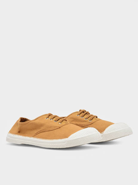Sneakers Bensimon Marron accessoires F15004 vue secondaire 3
