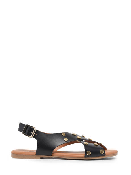 Sandales Kenna En Cuir Pieces Noir women 17136367