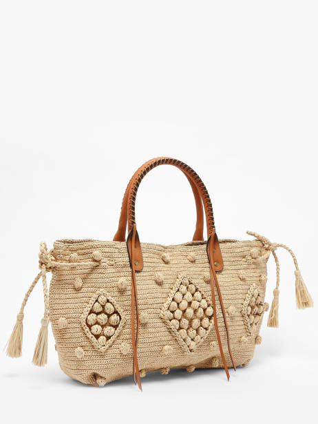 Sac Porté épaule Raphia Gerard darel Beige raphia E454 vue secondaire 4