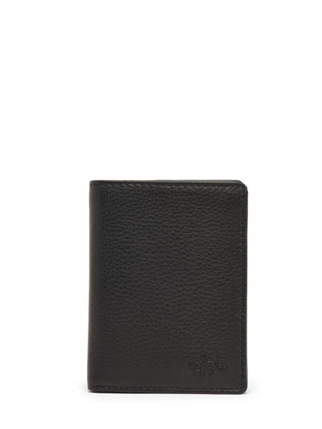 Portefeuille Cuir Yves renard Noir foulonne 23419