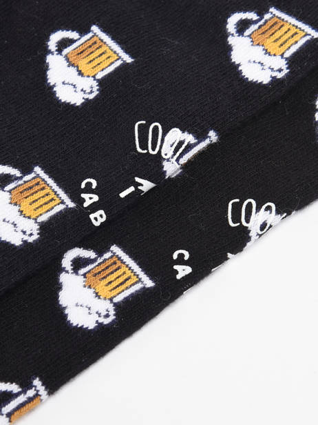 Chaussettes Cabaia Noir socks JUS vue secondaire 2