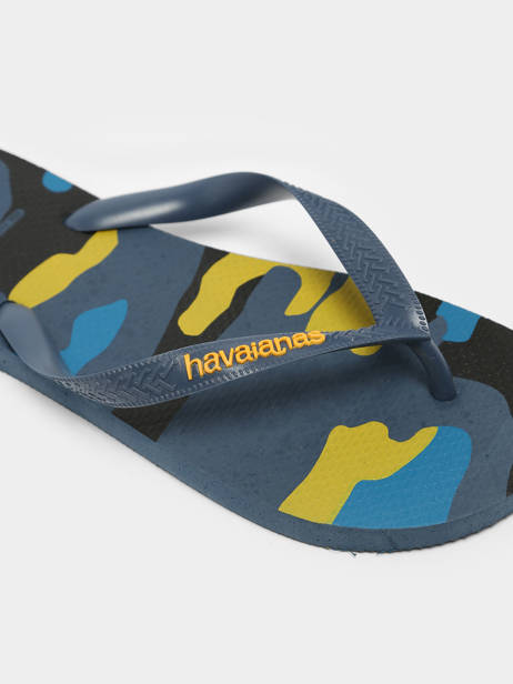 Tongs Top Camu Havaianas Bleu men 4141398H vue secondaire 1