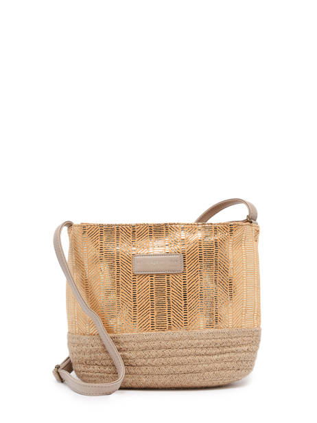 Sac Bandoulière Irisé Le voyage en panier Orange guimauve PM289