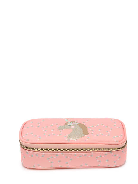 Trousse 1 Compartiment Jeune premier Rose classics PB022