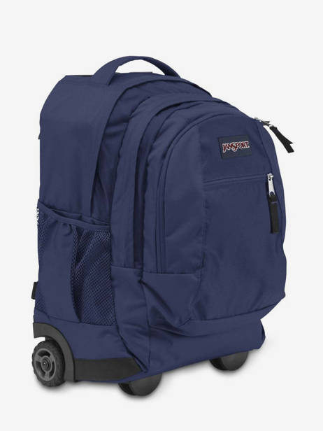 Sac A Dos à Roulettes 2 Compartiments Jansport Bleu back to school EA5BAL vue secondaire 1