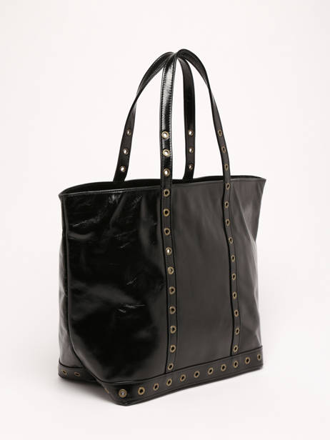 Sac Porté épaule Cabas Cuir Vanessa bruno Noir cabas cuir 82V40409 vue secondaire 2