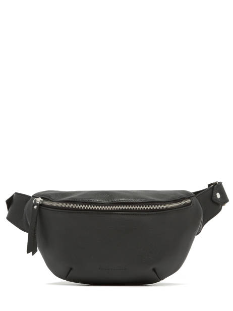 Sac Banane Labanane Cuir Paul marius Noir vintage BANANE